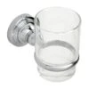 Showerdrape Fidelity Glass Toothbrush Holder - Chrome